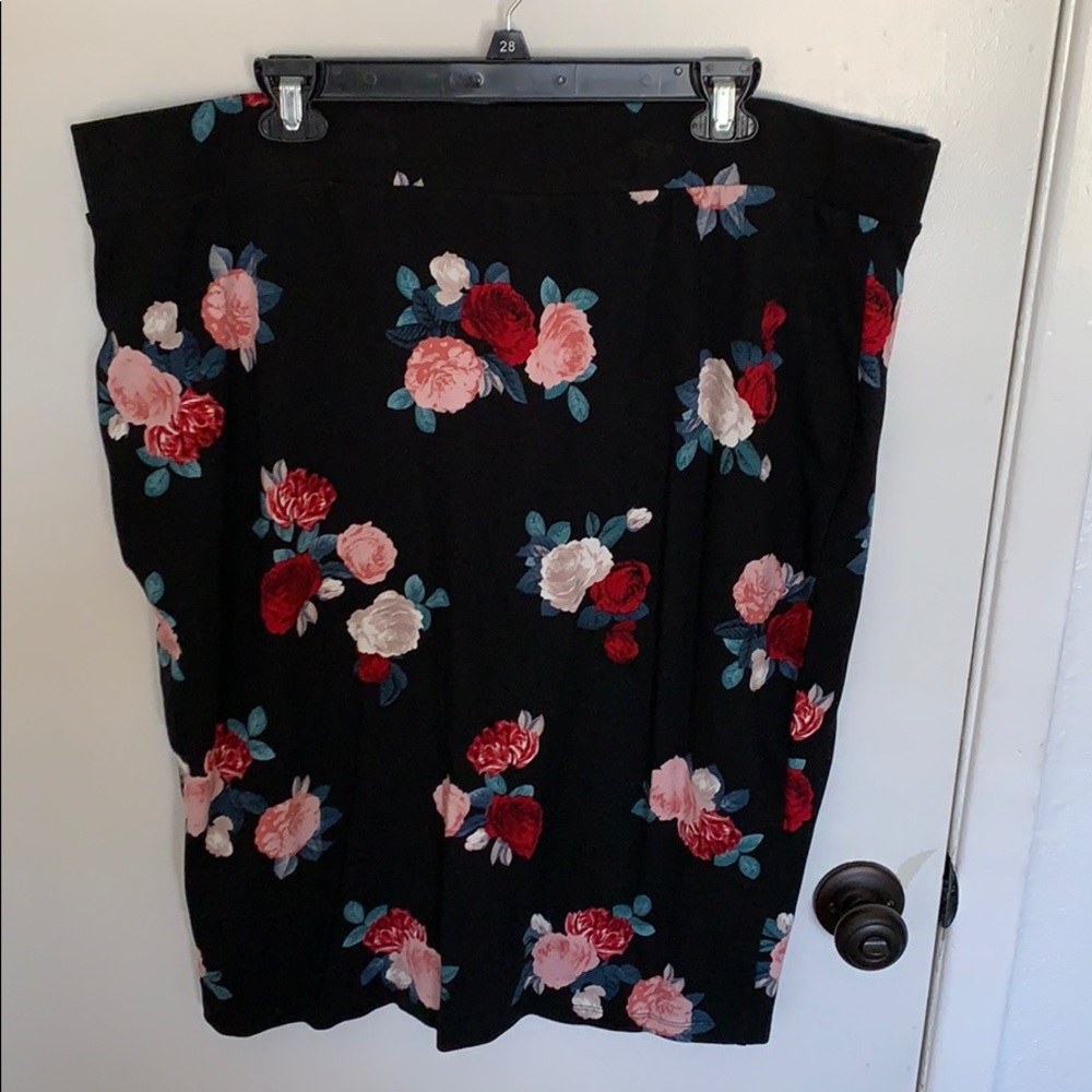 Torrid Floral Pencil Skirt